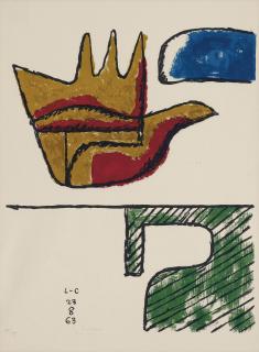 Le Corbusier - La main ouverte, 1963