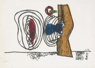 Le Corbusier - Les huits, Plate 2 from Europäische Graphik IX