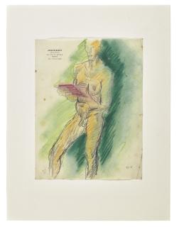 Le Corbusier - Nacktes Selbstporträt, um 1928