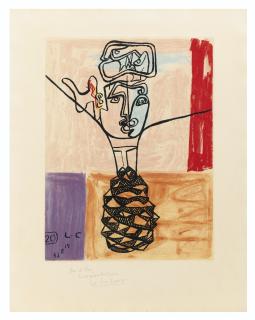 Le Corbusier - Unité, Planche 20Le Corbusier ; Unité, Planche 20 ; Etching And Aquatint ; Signed ; 1963 ; Rives Wove Paper