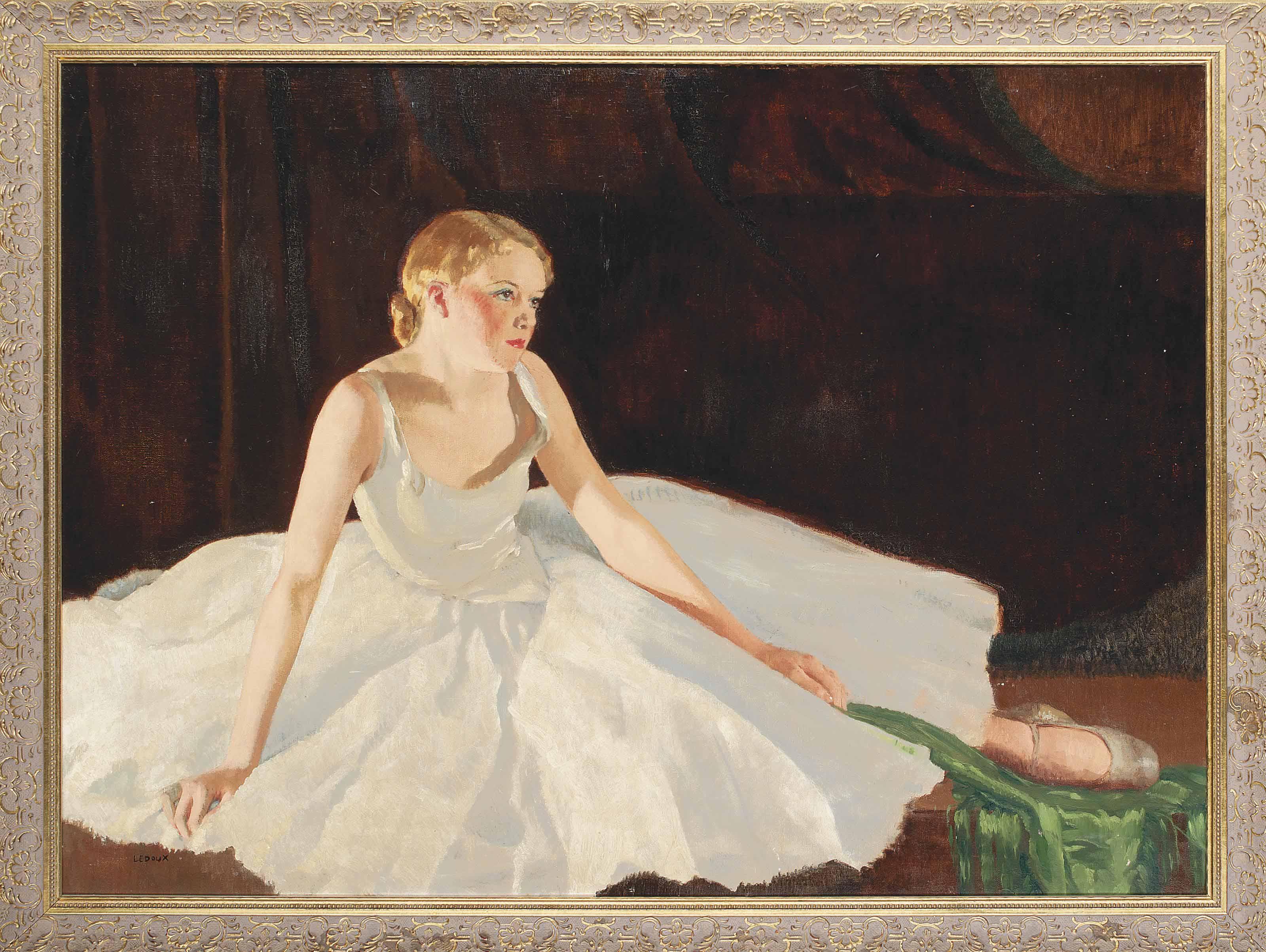 Le Doux - Resting ballet dancer