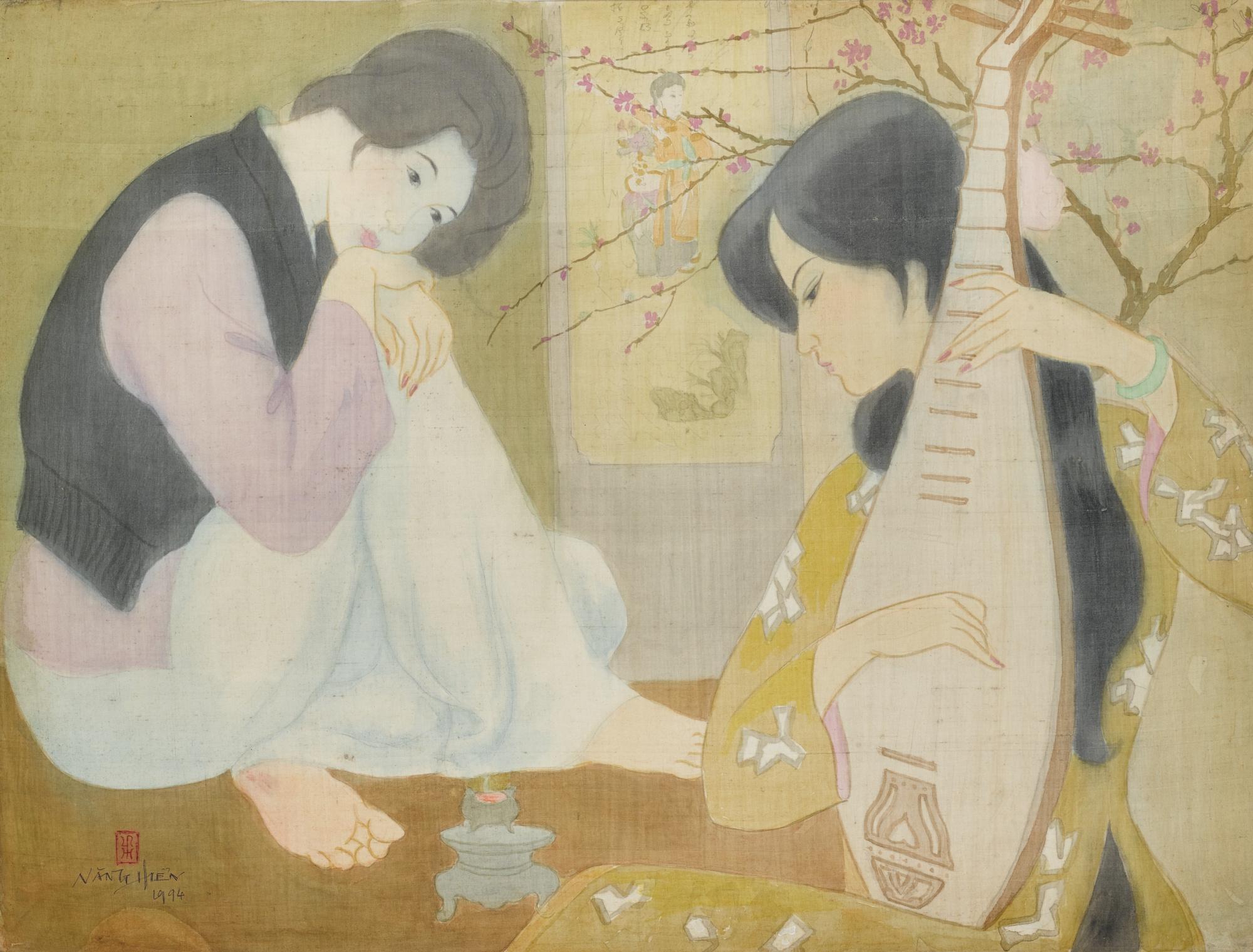 Le Nang Hien - Two Young Ladies