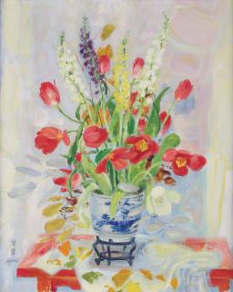 Le Pho - Bouquet de tulipes rouges (Bouquet of Red Tulips)