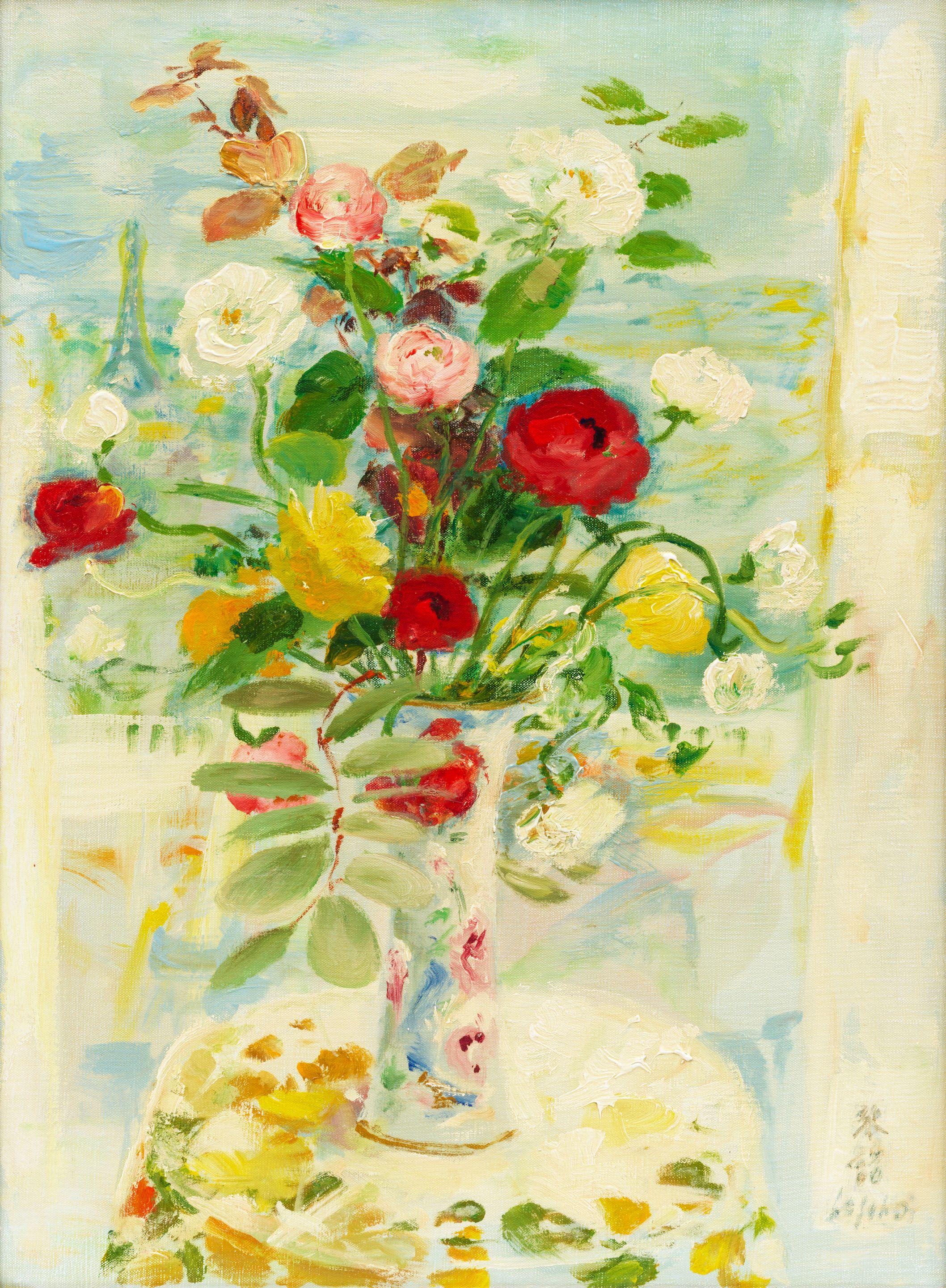 Le Pho - Bouquet devant la Fenêtre