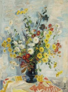 Le Pho - Chrysanthemum Blanc Et Jaunes (White And Yellow Chrysanthemum)