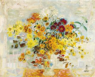 Le Pho - Chrysanthemum Still Life