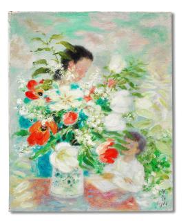 Le Pho - Enfants aux coquelicots