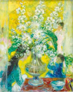 Le Pho - Femme, Enfants Et Fleurs (Woman, Children And Flowers)