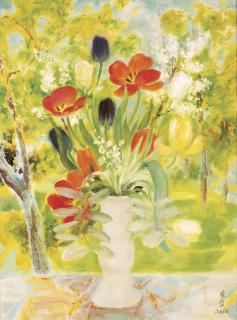 Le Pho - Floral Still Life