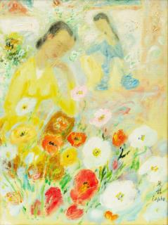 Le Pho - Jeunes Femmes dans le Jardin