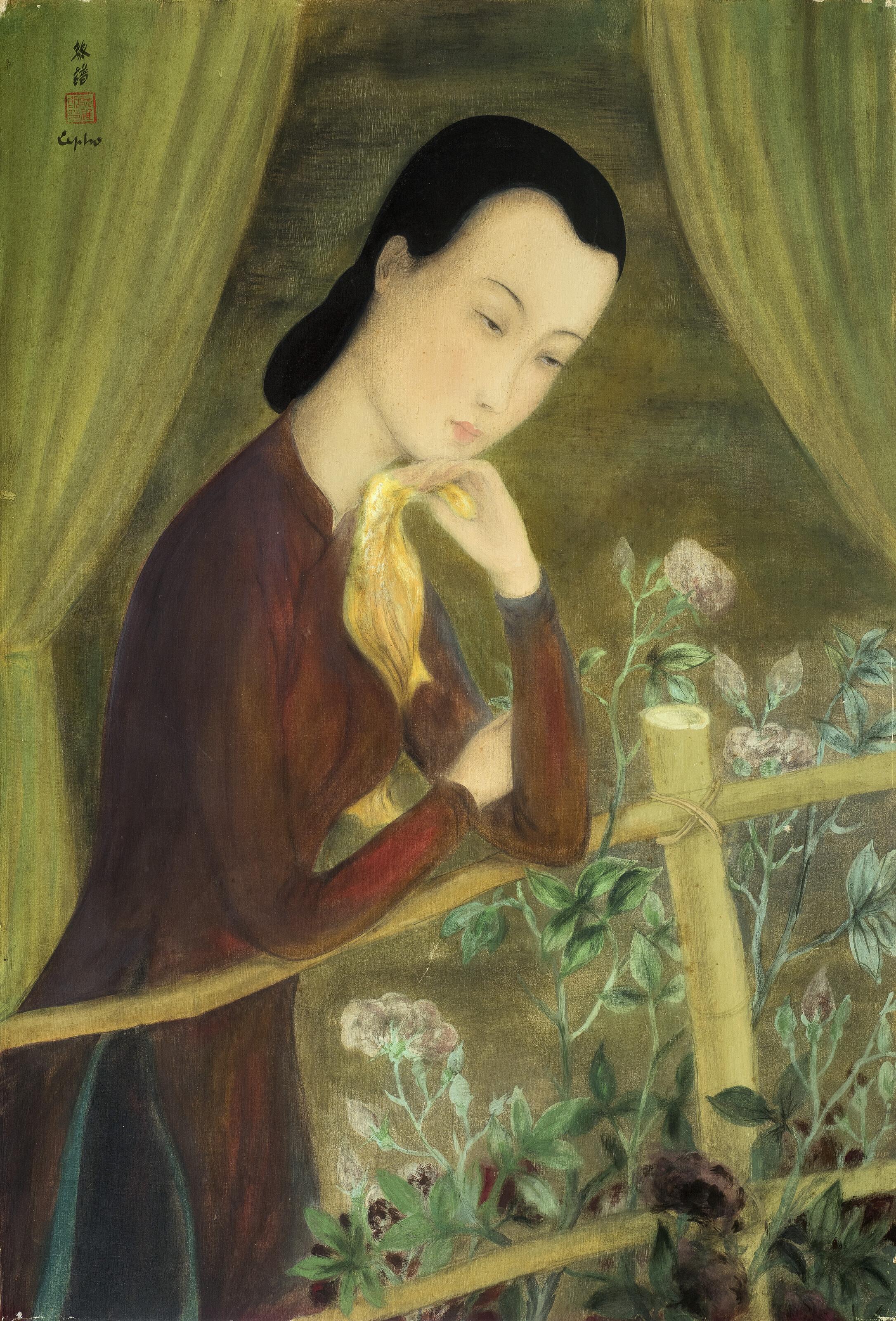 Le Pho - La femme aux rosiers (Lady with Roses)