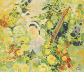 Le Pho - LADY IN THE GARDEN