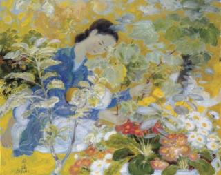 Le Pho - Lady in the garden