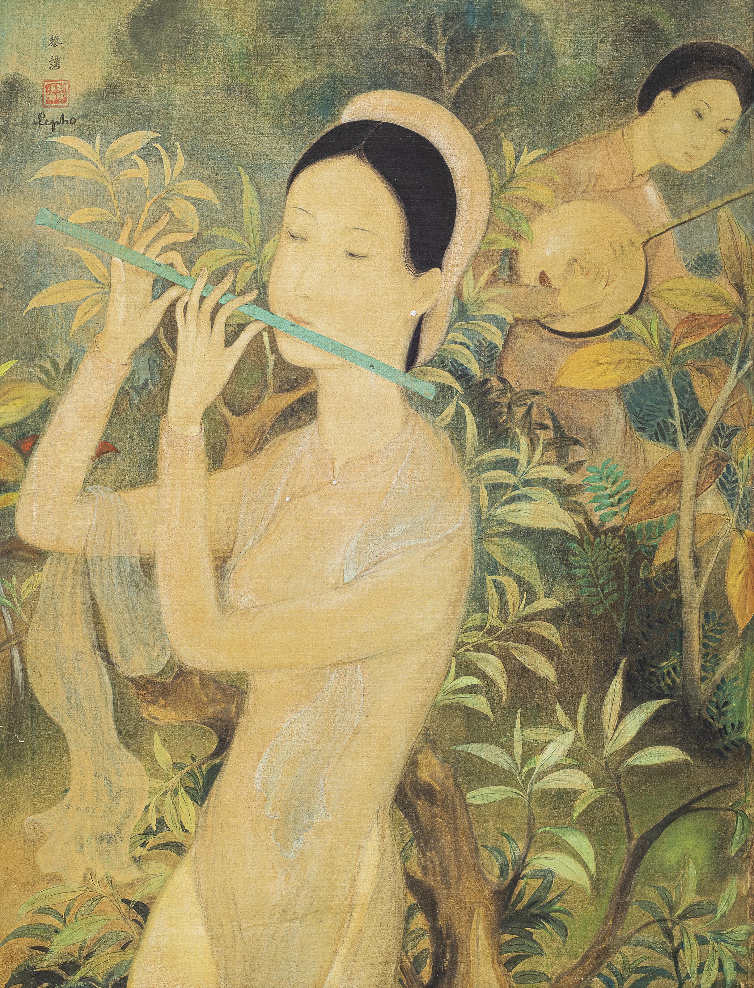 Le Pho - Les musiciens dans un jardin (Musicians in a Garden)