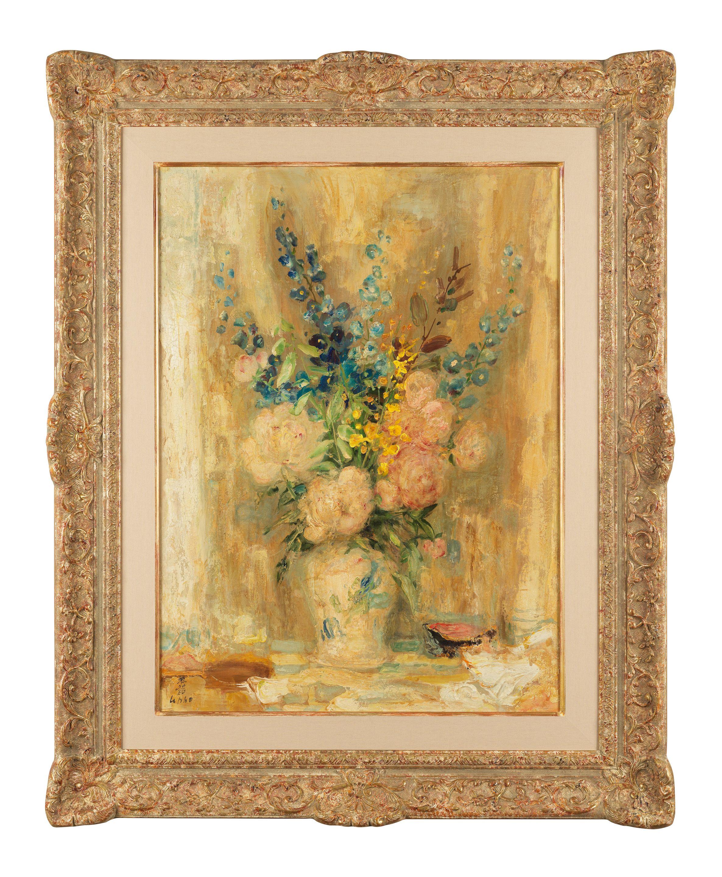 Le Pho - Les pivoines et les delphiniums