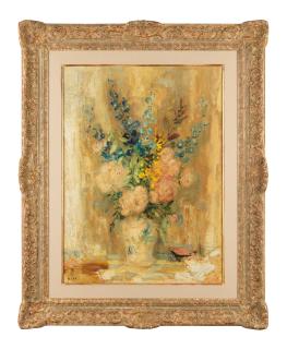 Le Pho - Les pivoines et les delphiniums