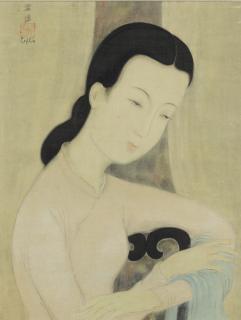 Le Pho - Seated Lady
