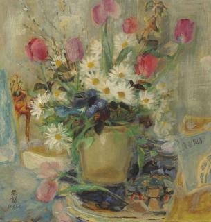 Le Pho - Tulipes et marguerites