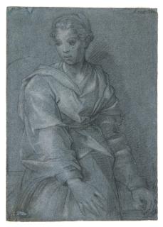 Leandro da Ponte - Porträt einer jungen Frau, nach links gewendet.