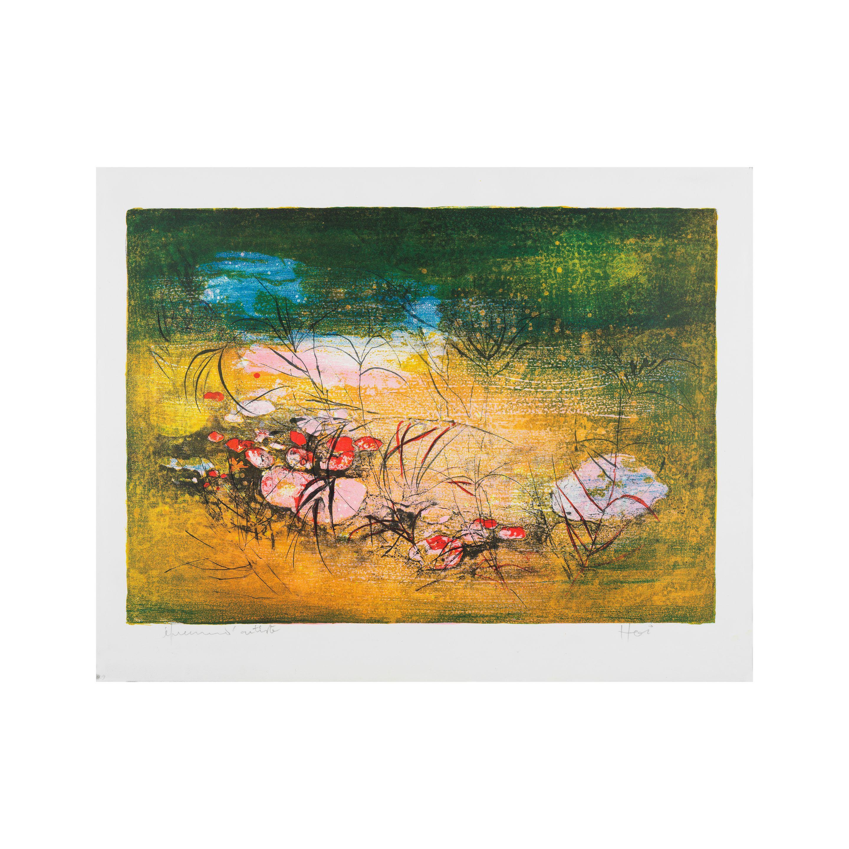 Lebadang - Deux lithographies en couleurs