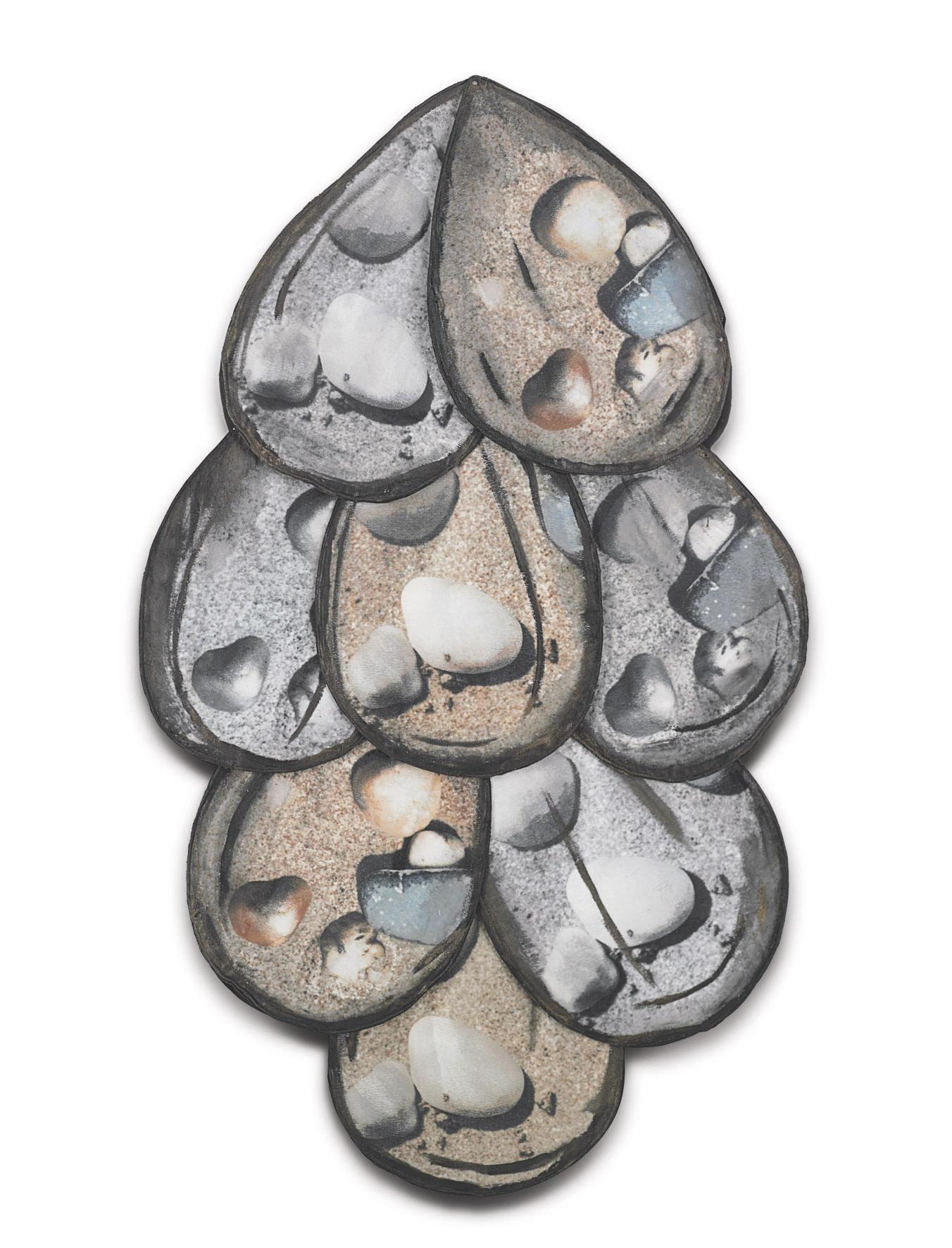 Leda Catunda - Oito gotas com pedras