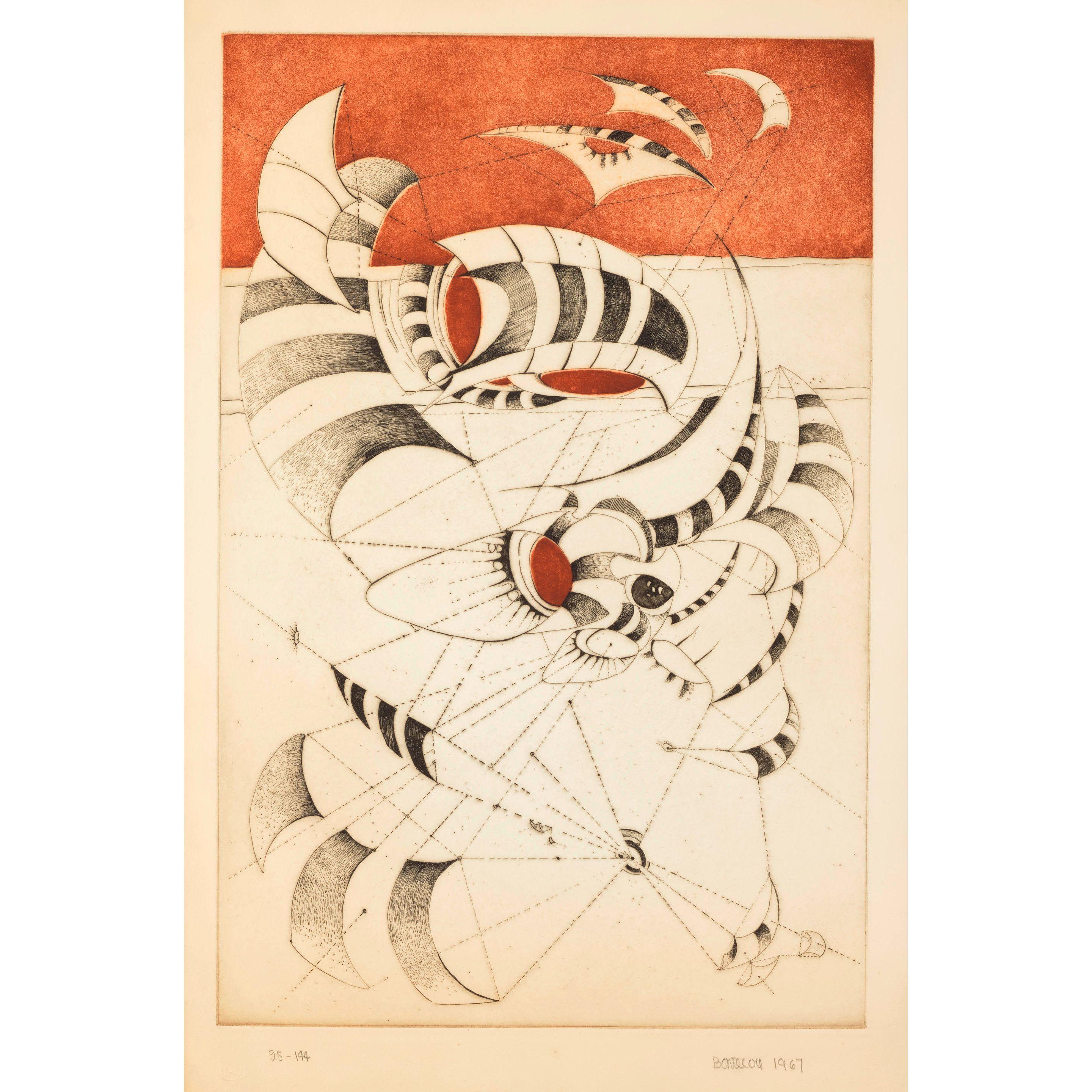 Lee Bontecou - Untitled, from National Collection Fine Arts Portfolio