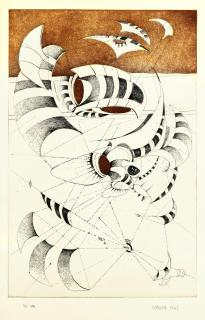 Lee Bontecou - Untitled, from National Collection Fine Arts portfolio