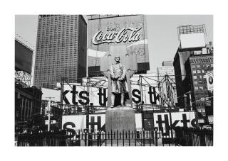 Lee Friedlander - Father Duffy, Times Square, New York City
