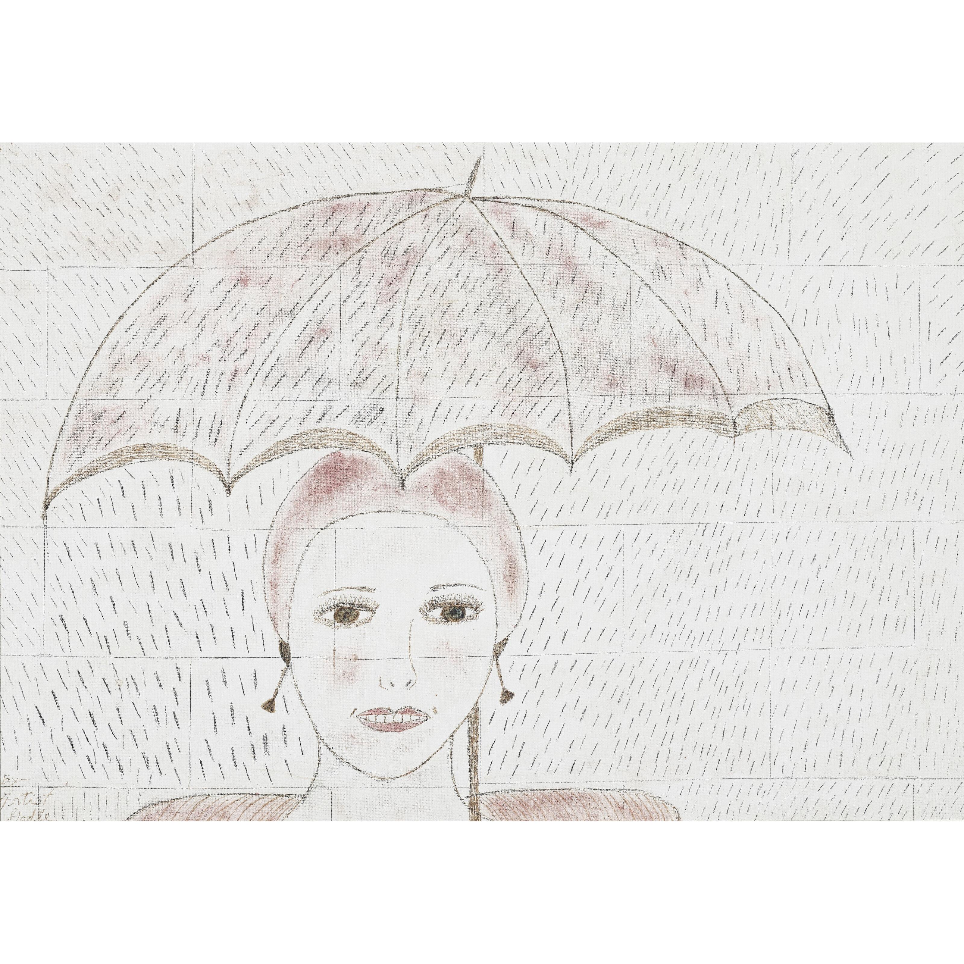 Lee Godie - Woman with Umbrella