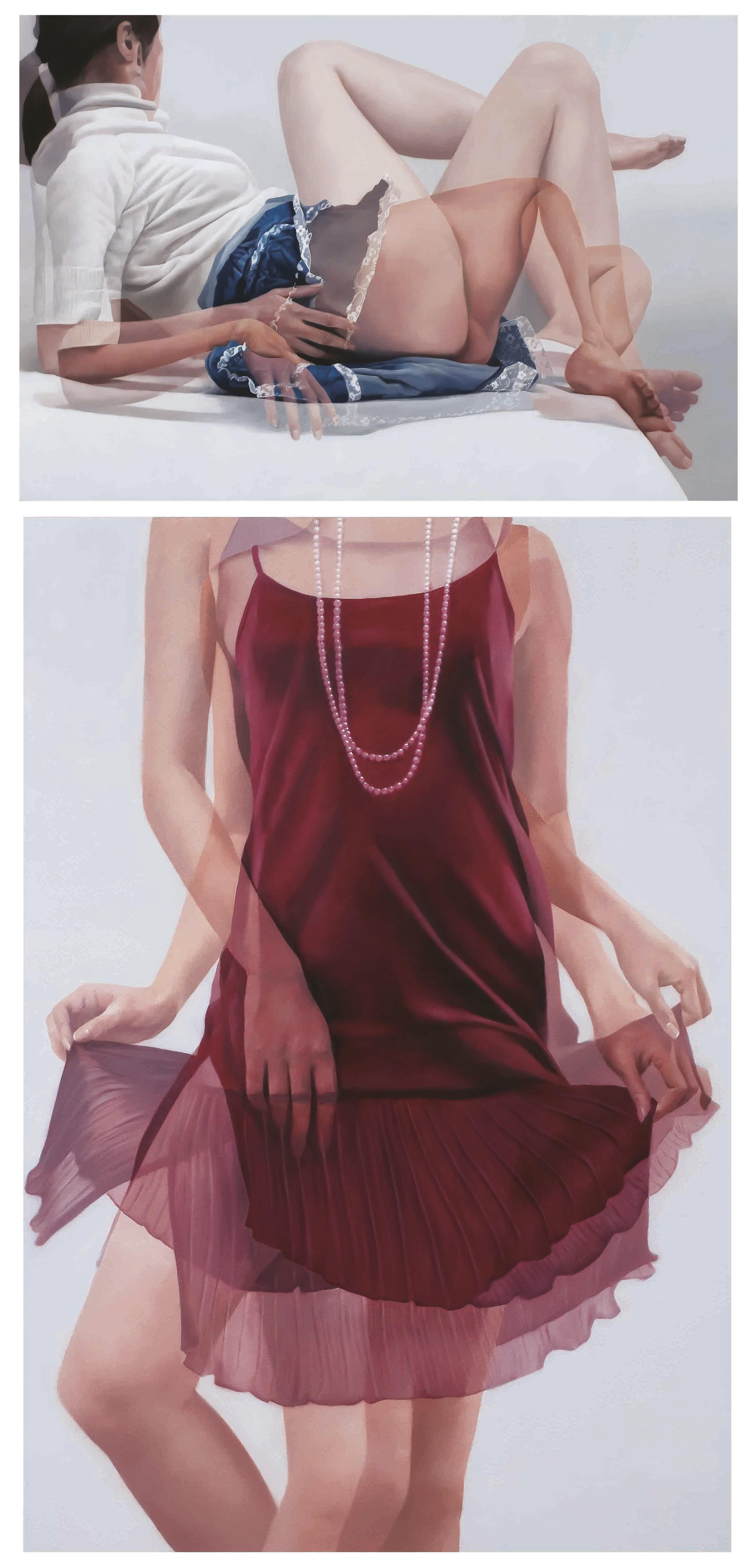 Lee Ho Ryon - Overlapping Image 080201 & Overlapping Image 080202