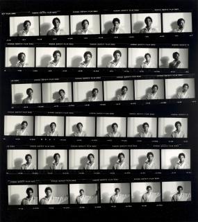 Lee Jaffe - Jean-Michel Basquiat Contact Sheet