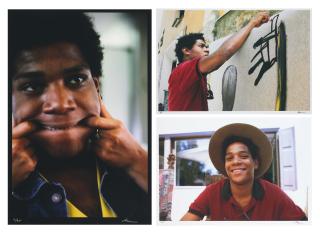 Lee Jaffe - Untitled (Jean-Michel Basquiat, Bullet Train 3); Untitled (Jean-Michel St. Moritz); & Untitled (Jean-Michel Basquiat, Working 1)