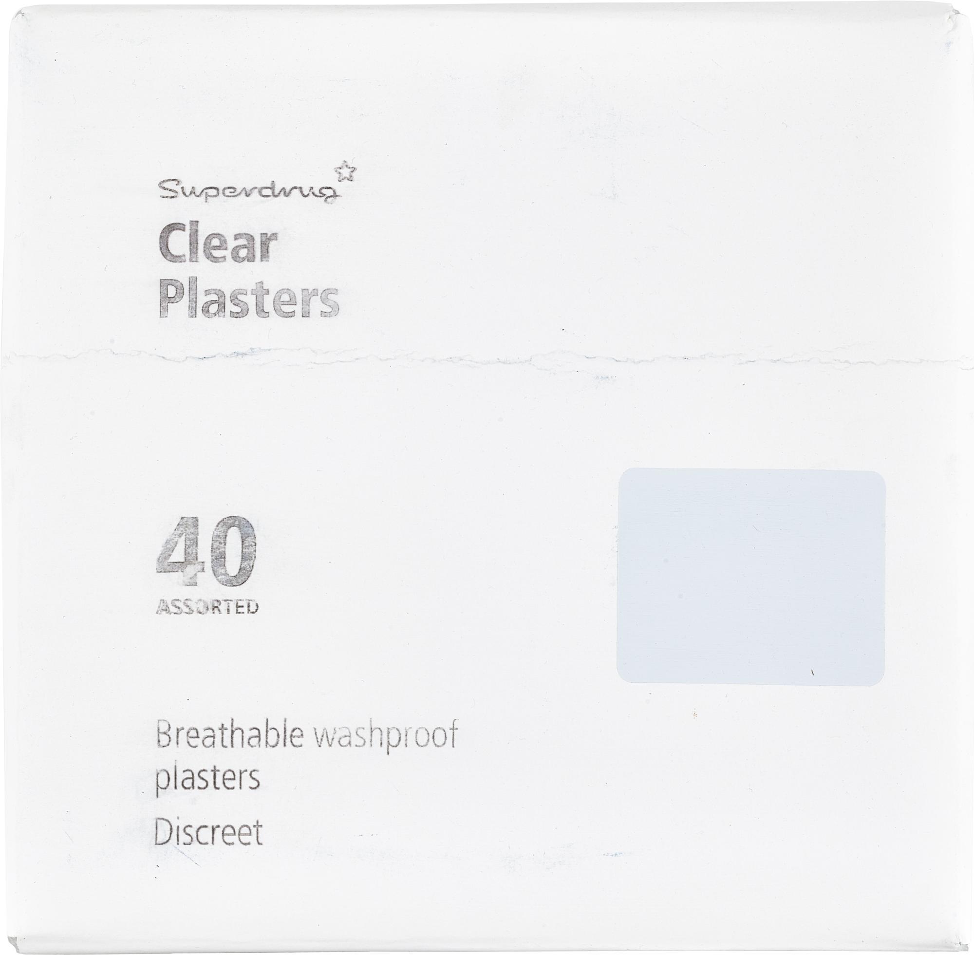 Lee Kit - Superdrug ‐ Clear Plasters Superdrug