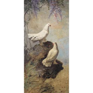 Lee Man Fong - A Pair Of Doves