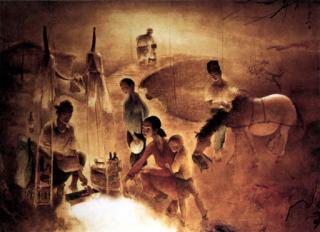 Lee Man Fong - A visit to the satay vendor