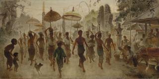 Lee Man Fong - Balinese Procession