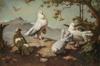 Lee Man Fong - Doves