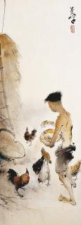 Lee Man Fong - Feeding The Chickens