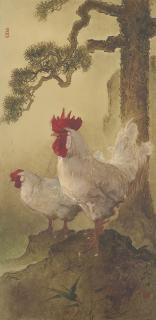 Lee Man Fong - Roosters