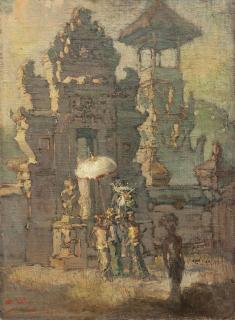 Lee Man Fong - Temple Gathering