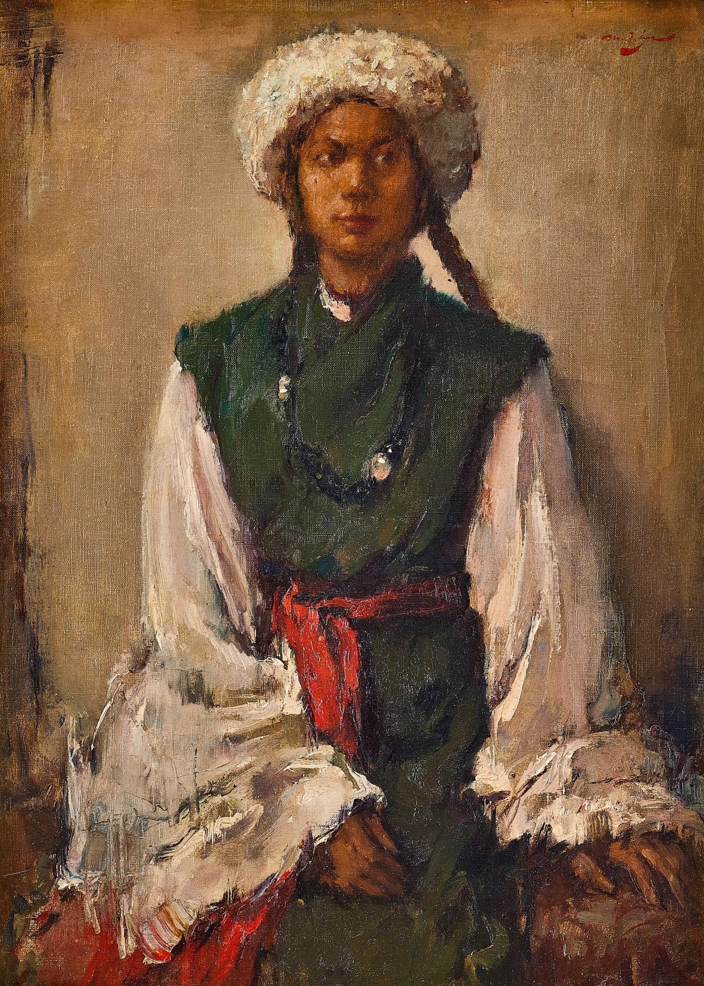 Lee Man Fong - Tibetan Girl