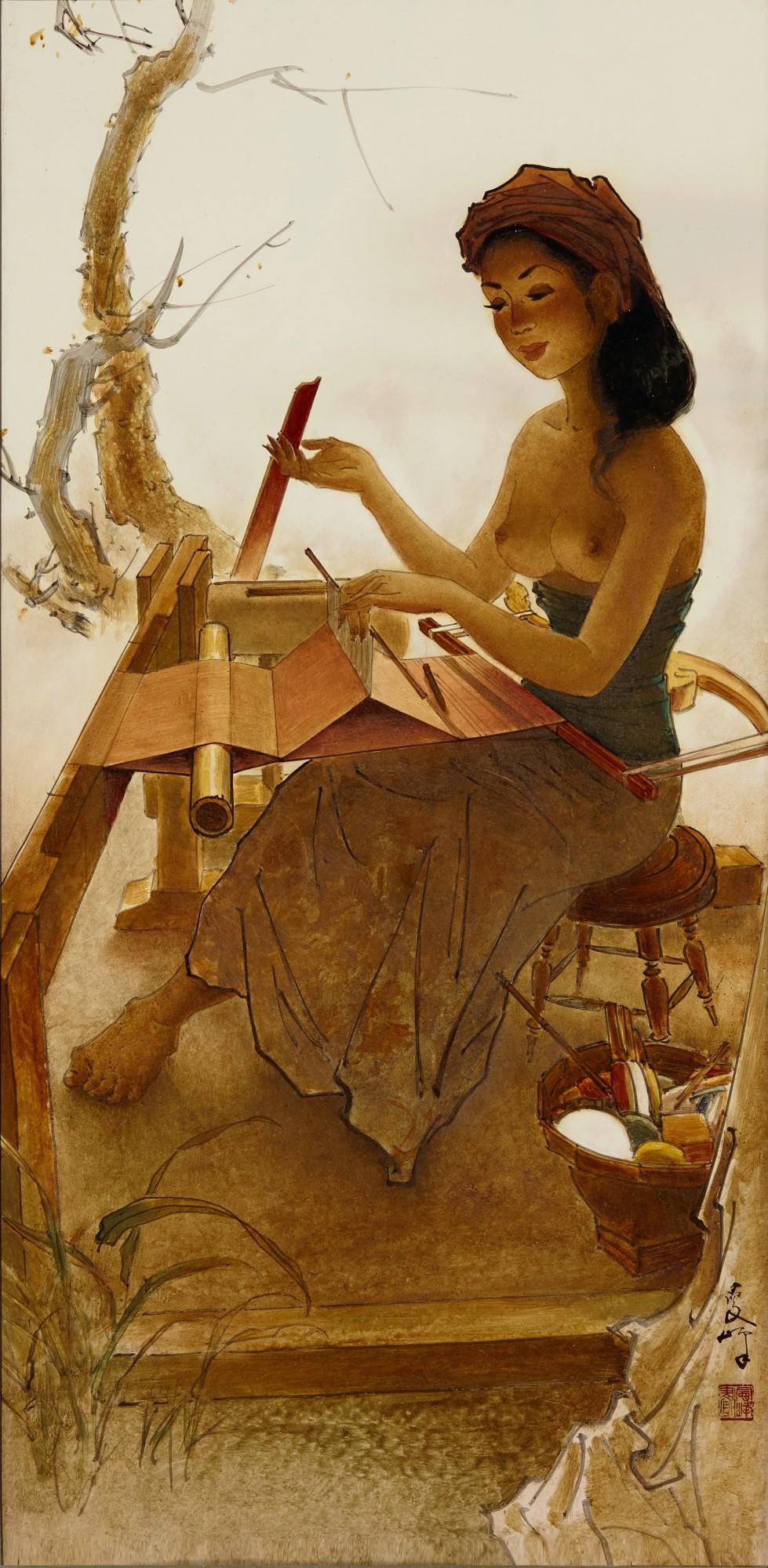 Lee Man Fong - Weaver