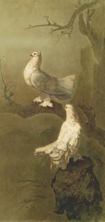 Lee Man Fong - White Doves