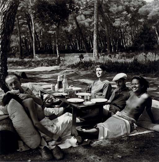 Lee Miller - Picnic, Mougins, 1937