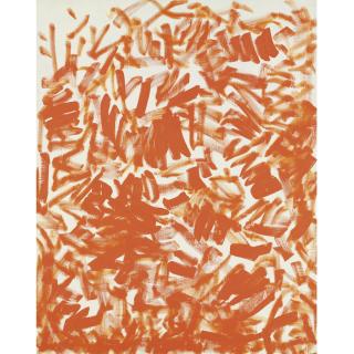 Lee Ufan - From Winds, No. 8210015 (Red Series)