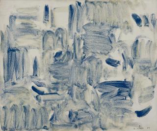 Lee Ufan - With Winds No.8708-62