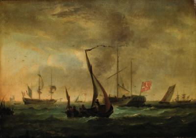 Leendert De Koningh I - Shipping offshore in breezy weather