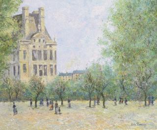 Lelia Pissarro - Le jardin des Tuilleries à Paris