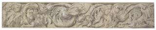 Lelio Orsi - A decorative frieze with the Rebuke of Adam and Eve and the Expulsion from the Garden of Eden