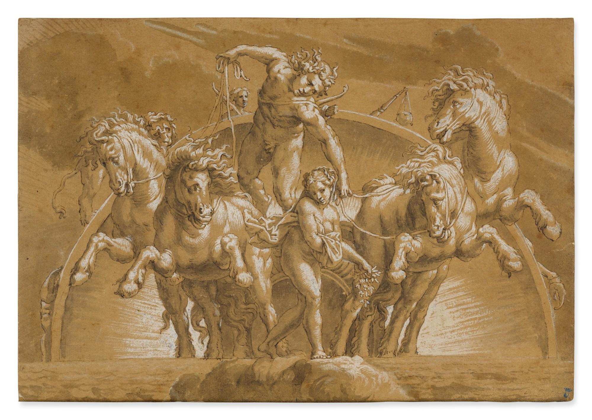 Lelio Orsi - Apollo Driving the Chariot of the Sun